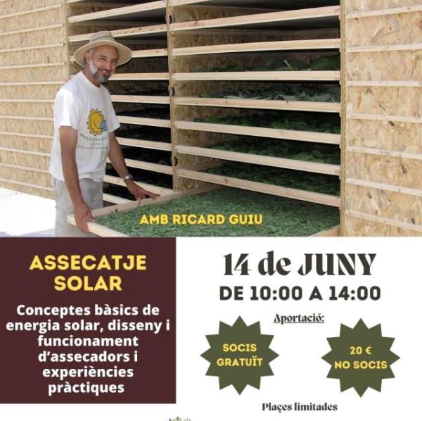 Experiències pràctiques en assecatge solar amb Ricard Guiu
