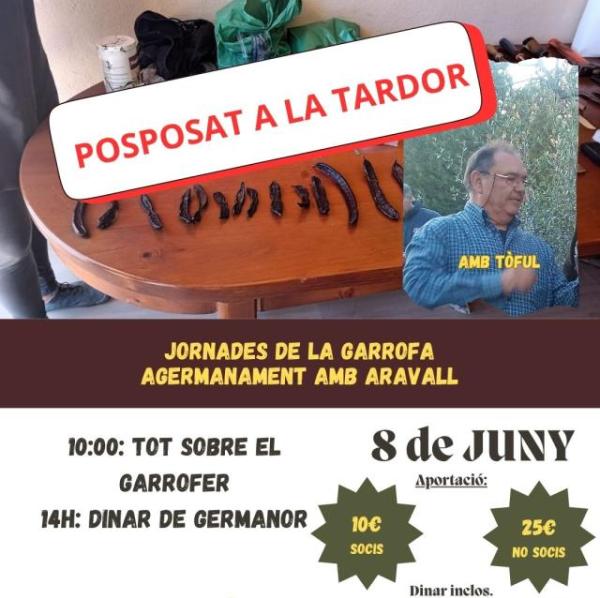 ESDEVENIMENT POSPOSAT A LA TARDOR