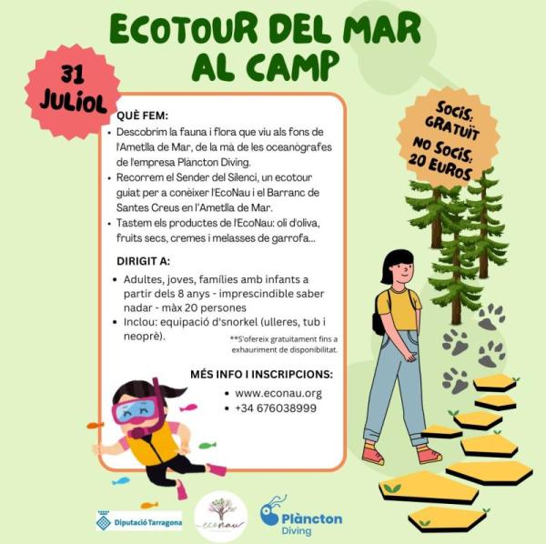 ECOTOUR DEL MAR AL CAMP 31 DE JULIOL