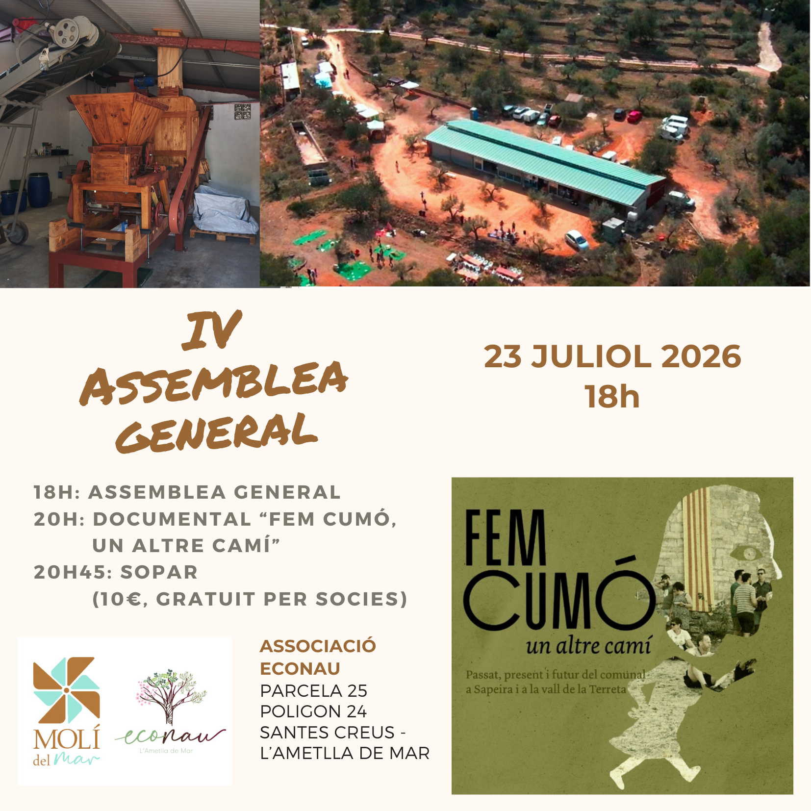 13/7/26: Assemblea